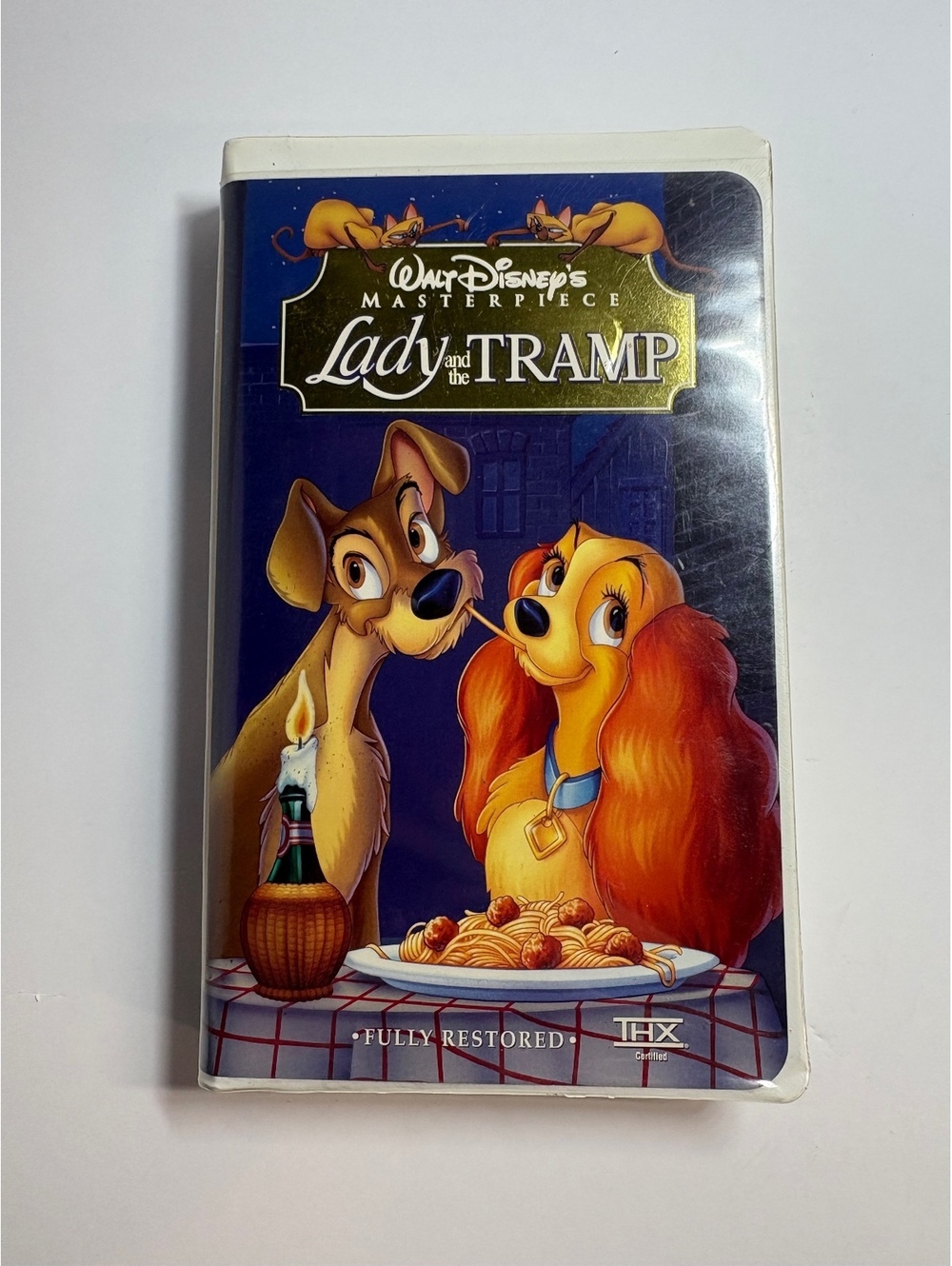 Walt Disney Lady and the Tramp VHS Masterpiece Collection 1998 Inserts Clamshell